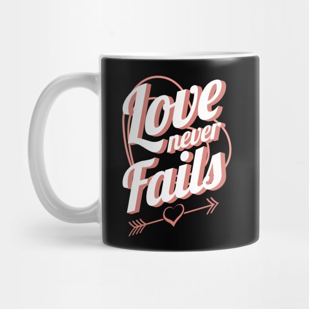 'Love Never Fails' Awesome Family Love Gift by ourwackyhome